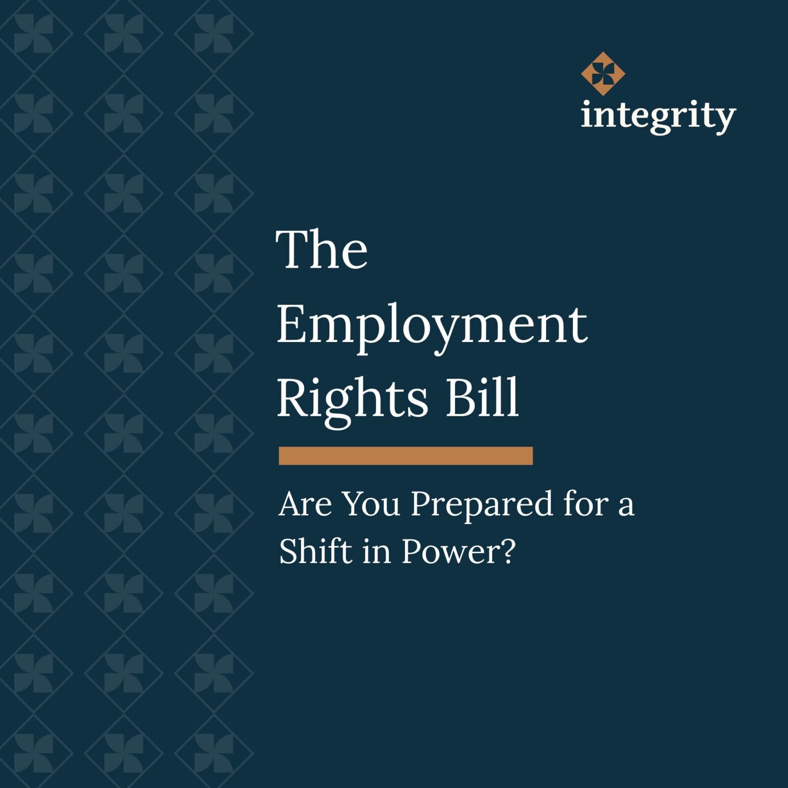 ERB - Webinar Summary November 25 Employment Rights Bill. Integrity Conflict Solutions